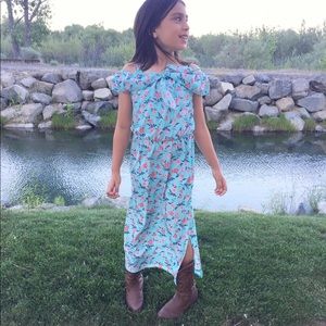 Lily Bleu Girl’s Floral Maxi Dress size 12